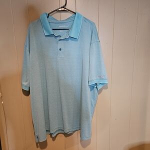 Reebok Men's Light Blue Polo Shirt
